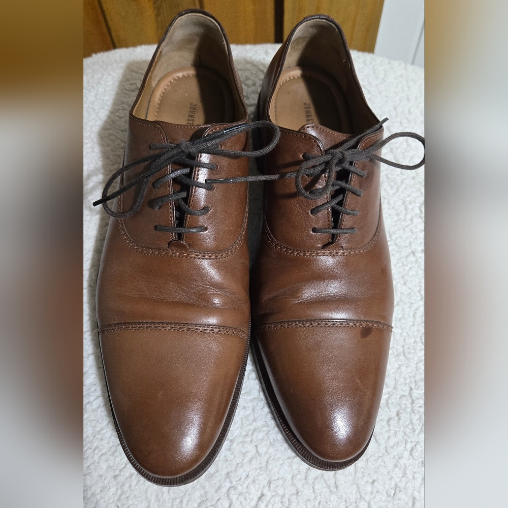 Brown Leather Men's Dress Shoes